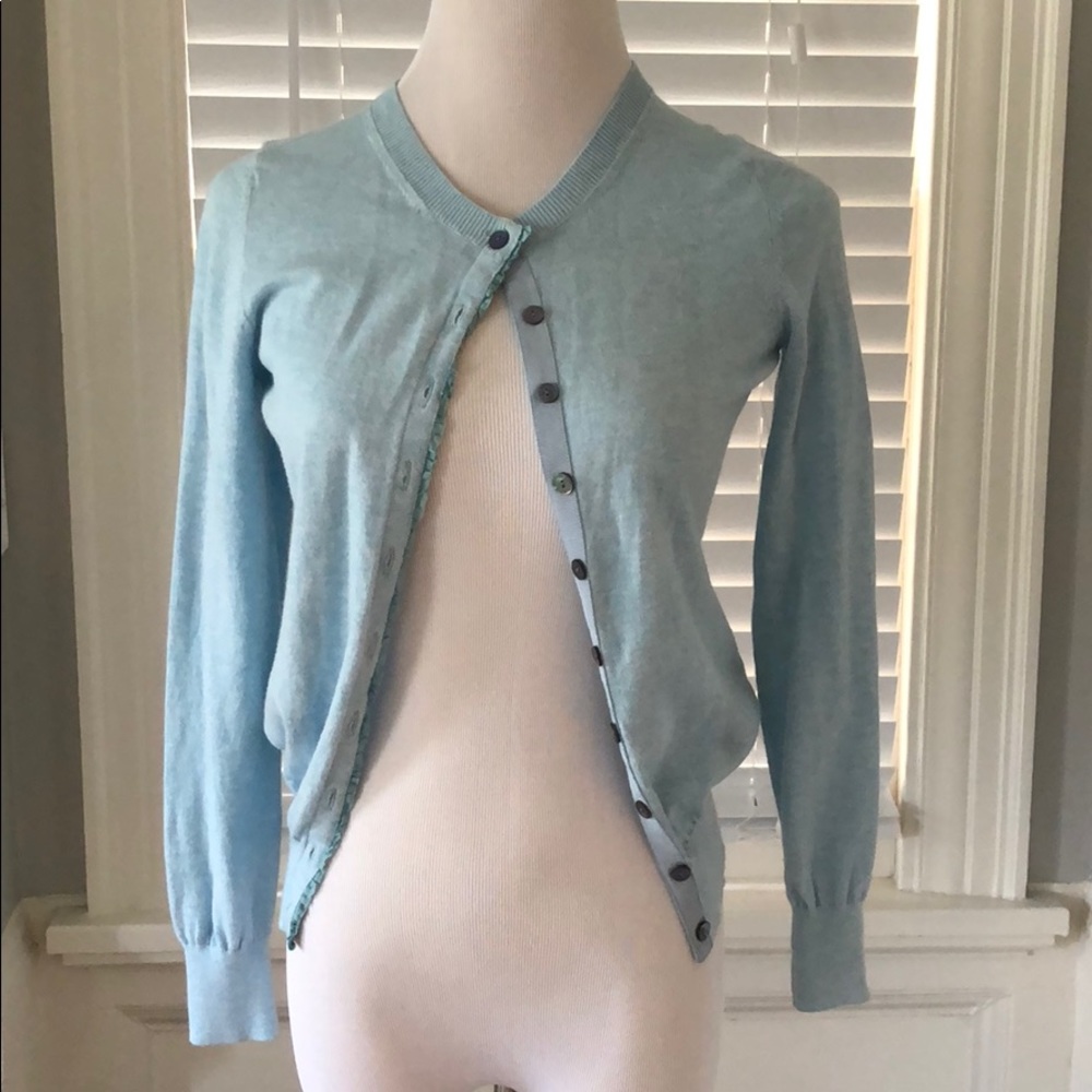 Banana republic blue cardigan